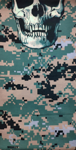 Бандана-труба камуфляжная с черепом Skully Marpat Digital Woodland