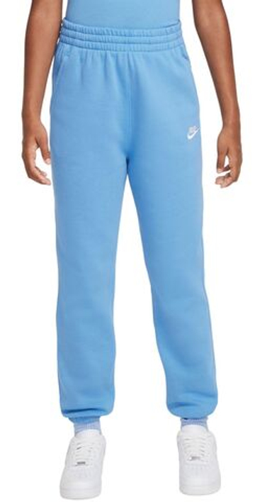 Штаны для мальчика теннисные Nike Kids Sportswear Club Fleece Loose - небесный