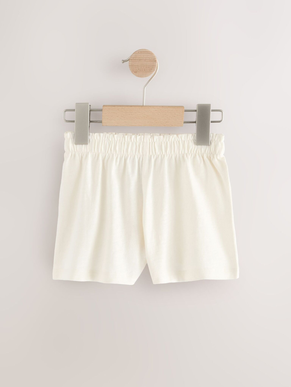 Шорты хлопковые для девочки Next AG9-945, 4 шт., Салатовый, Голубой, Молочный