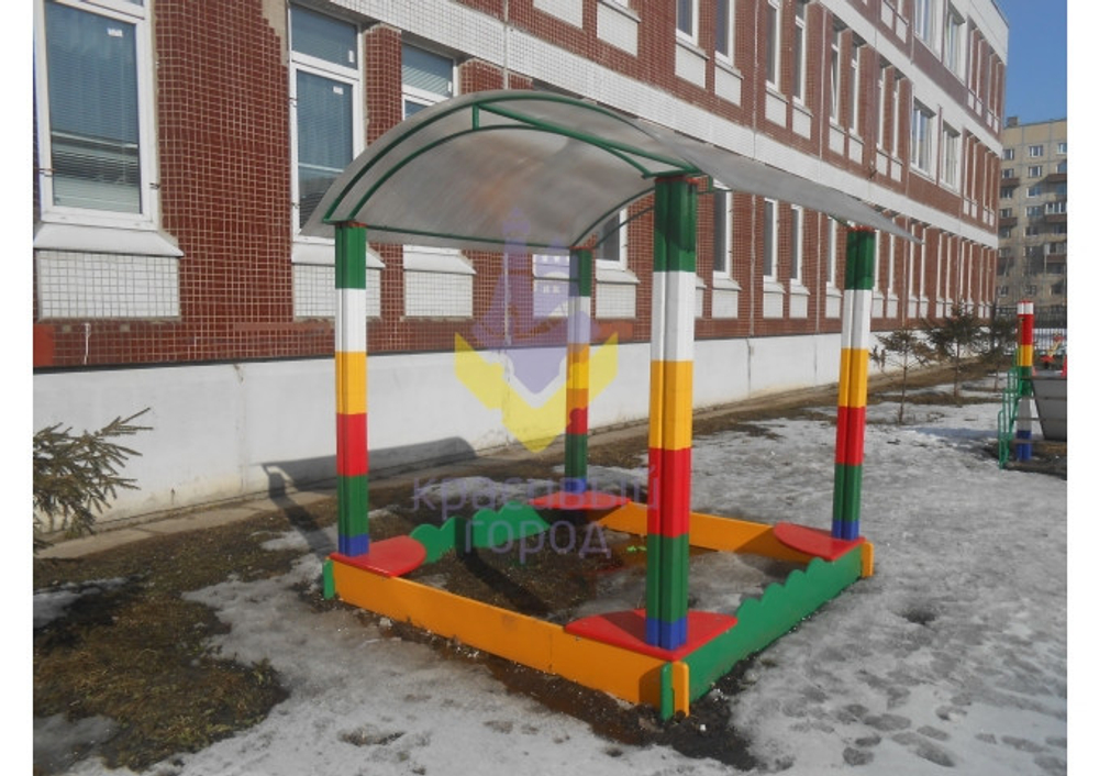 Песочница с навесом