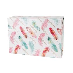 Масленка "Перья" 18*12*4,5см. (подарочная упаковка)