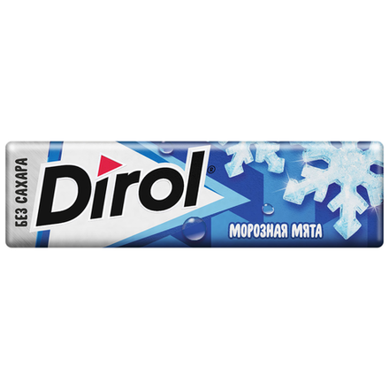 Жевательная резинка Dirol Морозная мята 13,6гр
