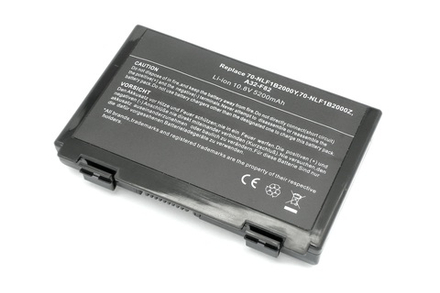 Аккумуляторная батарея для ноутбука Asus K40, F82 (A32-F82) 11.1V 5200mAh OEM черная