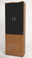 КМ2 Монолит (ШМ44+ДМ41х2+ДМ43х2+ФС02*2) Шкаф высокий 744х390х2046