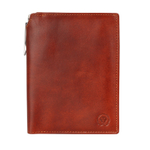 Фото бумажник для документов Cross Vachetta New Brandy с ручкой Cross кожа наппа гладкая рыже-коричневый в фирменной коробке