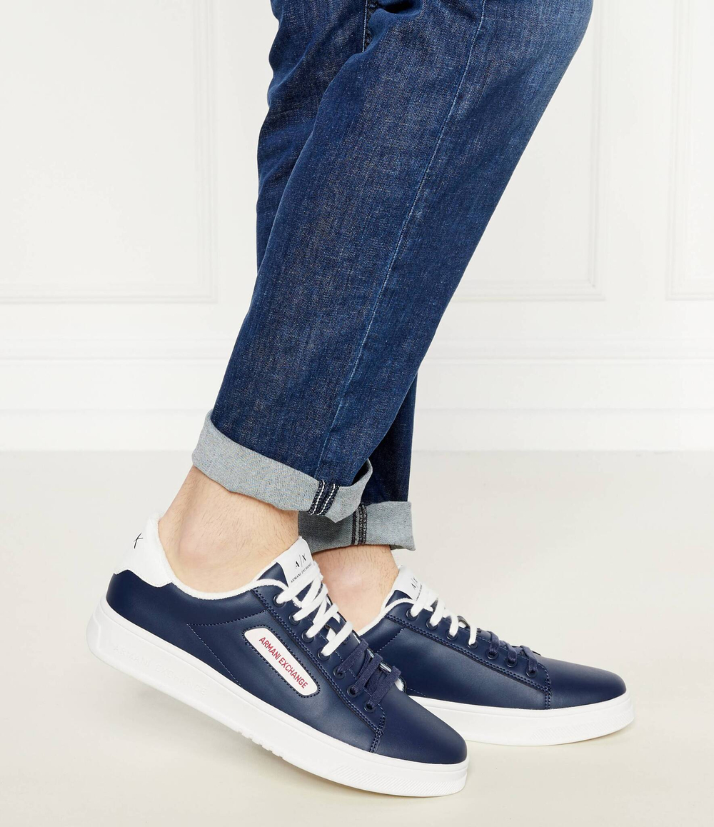Кроссовки ENGLISH Armani Exchange - темно-синий(XUX203 XV805)