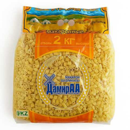 Макароны Дамир АА короткие 2 кг