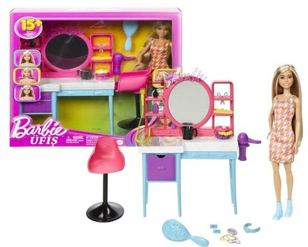 Кукла Barbie Mattel Салон красоты/ парикмахерская Барби HKV00