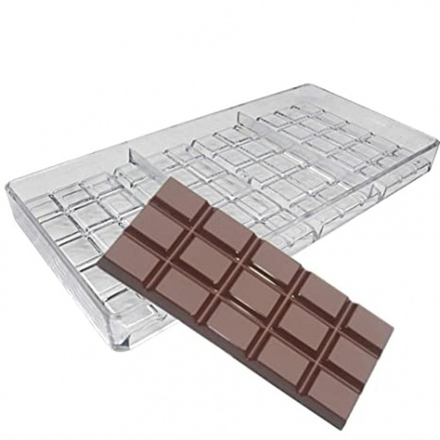Форма для шоколада поликарбонатная "Плитка", 60 ячеек