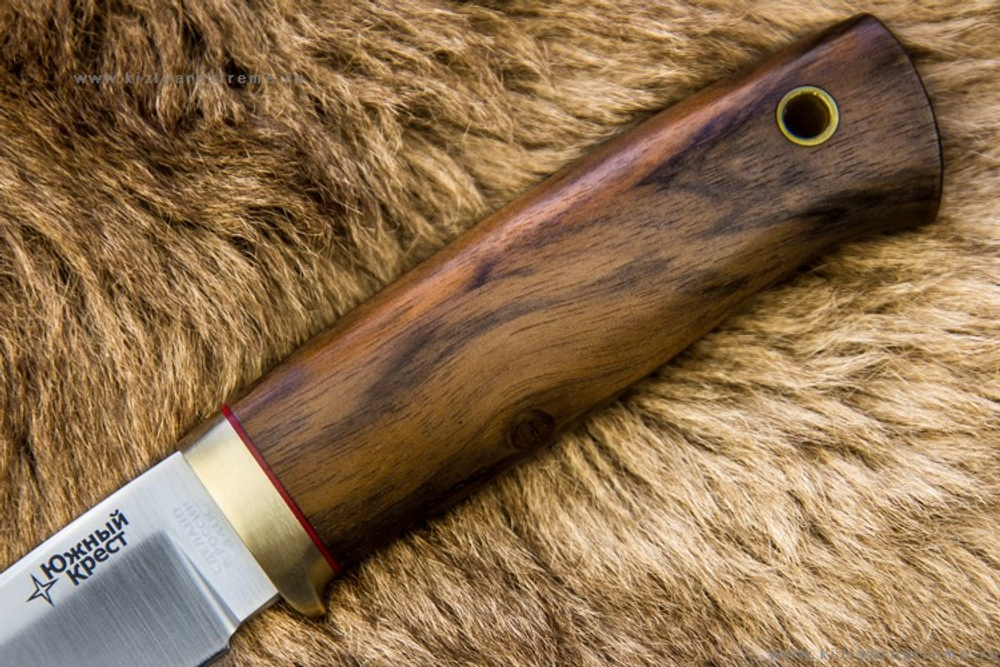 Туристический нож Боровой М 440С Орех