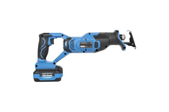 Сабельная пила аккумуляторная, ход 25 мм NORDBERG NE611K