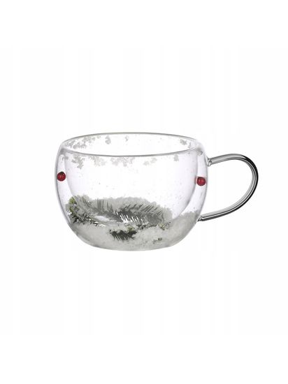 Чашка стеклянная подарочная 300 мл. Kamille KM 9016 с двойными стенками