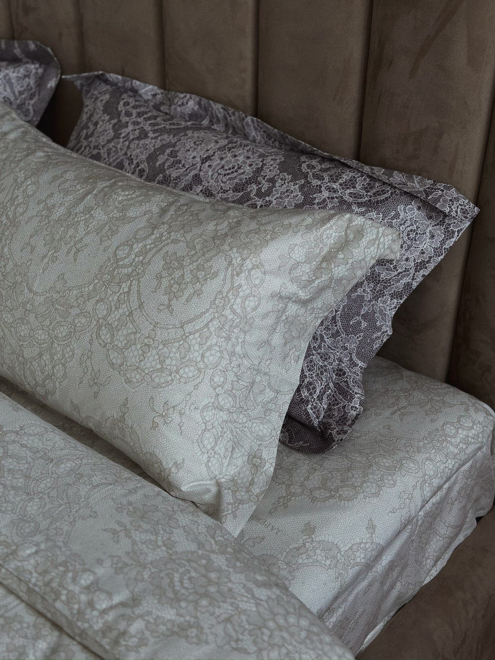 Постельное белье Lace Beige