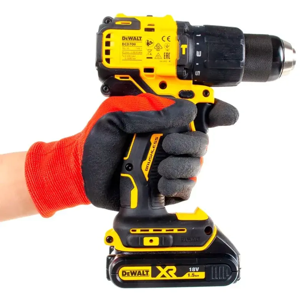 DeWalt DCD709S2T дрель-шуруповерт (2 x 1.5 Ач, ЗУ)