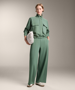 Oysho Куртка с карманами, линялый зеленый