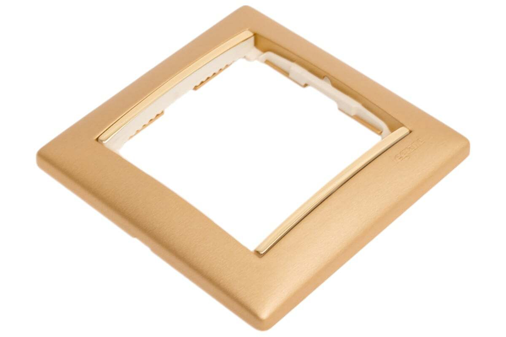 Рамка 1 пост матовое золото Valena Classic LEGRAND