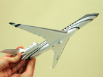 Модель самолета Bombardier Global 7500 (М1:100,  RA-73592)