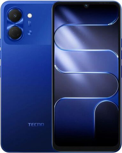 6.75" Смартфон TECNO Spark Go 3 4/128Gb,  IPS,  90Гц,  5000мAч,  синий