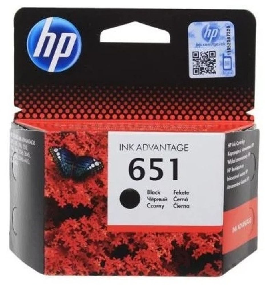 Картриджи HP C2P10AE 651 черный Картриджи HP C2P10AE 651 черный