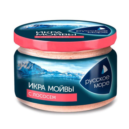 Икра Русское Море деликатесная с лососем 165 гр