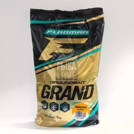 Прикормка Flagman Grand Bream Black Флагман Гранд Лещ Черный 1 кг