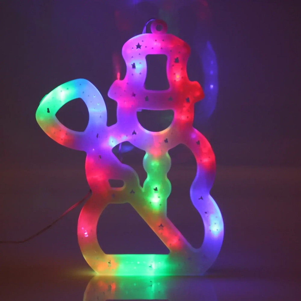 Фигура светодиодная 30 см,»Снеговик» мультицвет