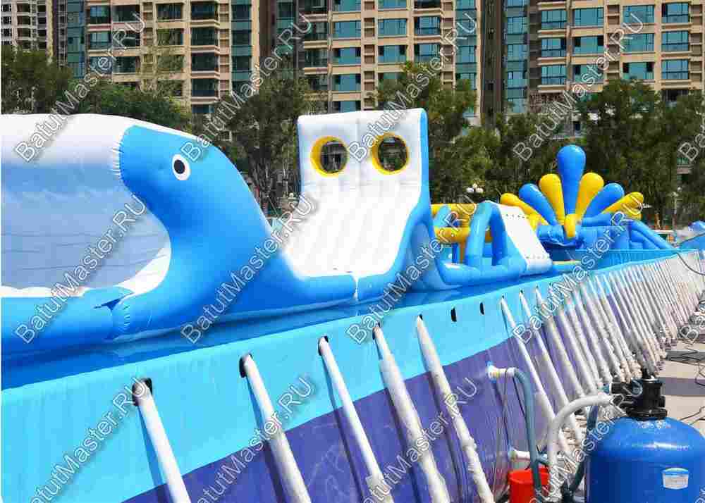 Аквапарк "Морское приключение" размер 25*6*5 м