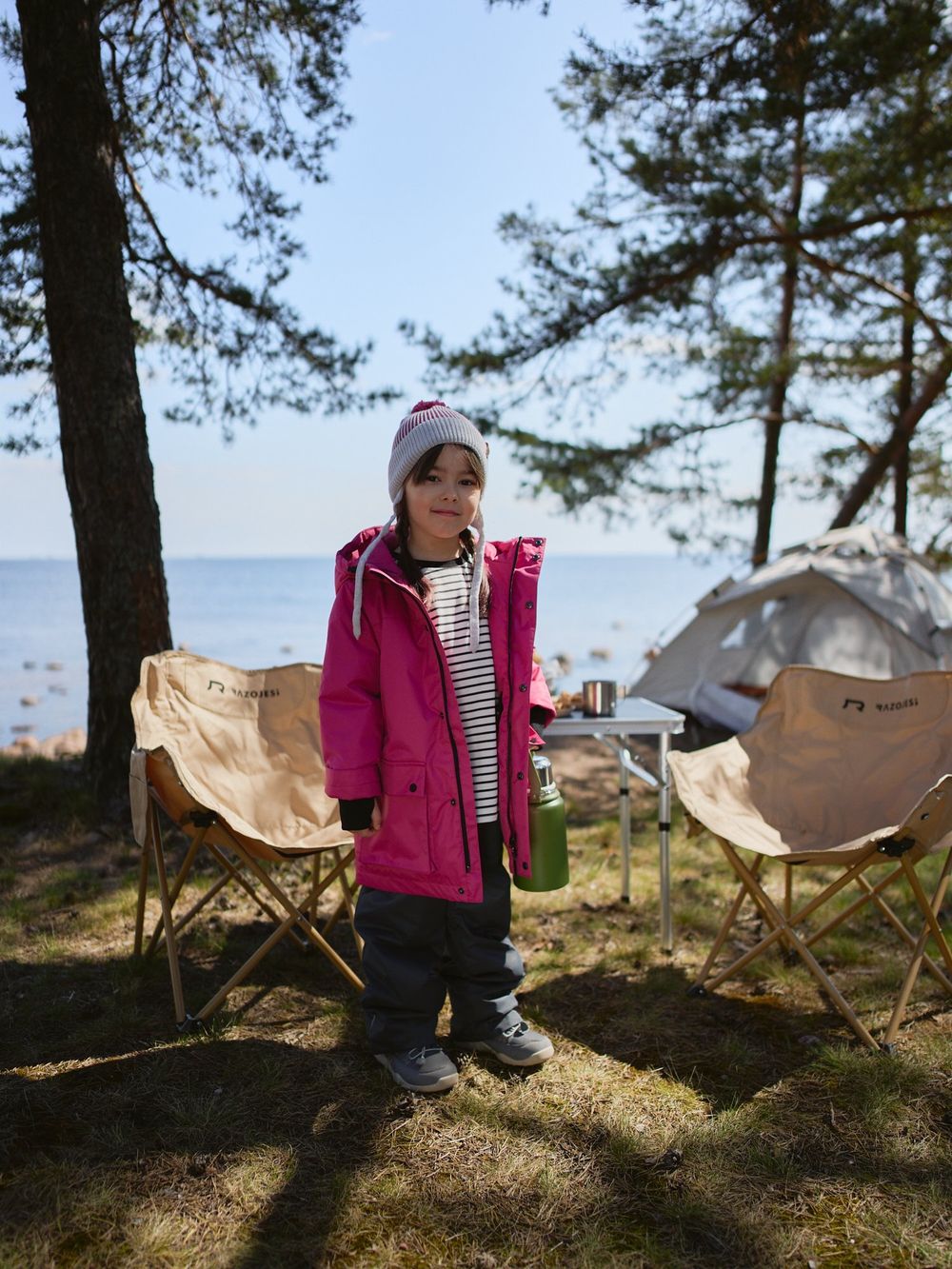 Парка демисезонная "Фуксия"