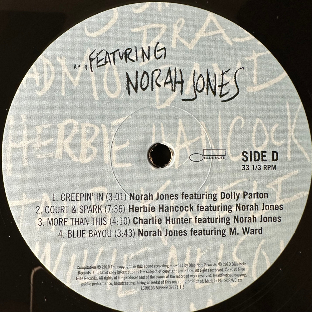 Norah Jones ‎– ...Featuring 2LP (Европа 2010г.)