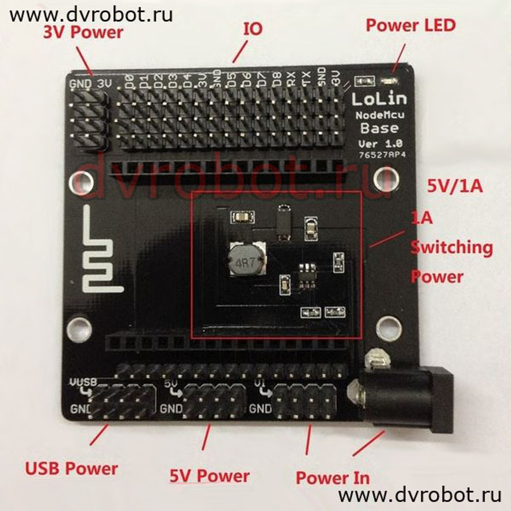 Щит для Wi-Fi NodeMcu