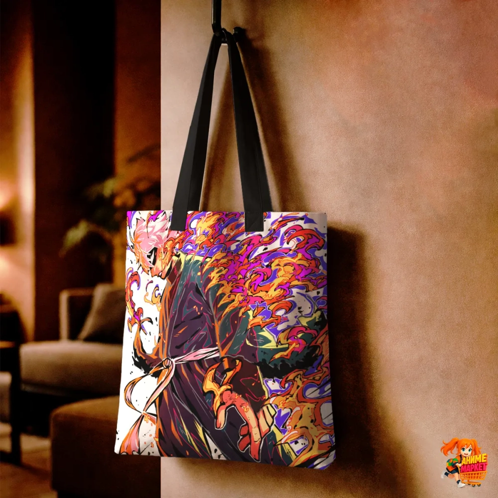 Сумка шоппер с принтом ATEEZ