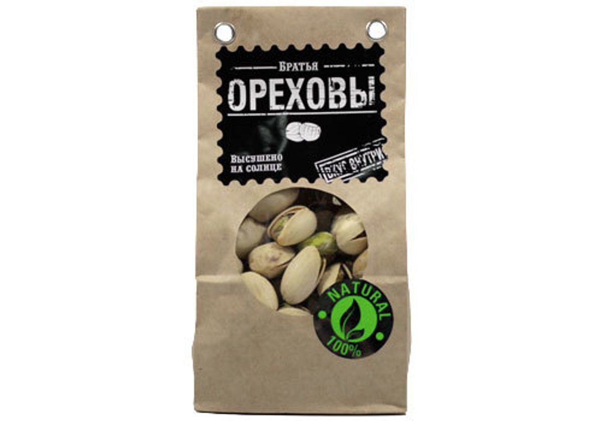 Фисташки жаренные соленые, 100г