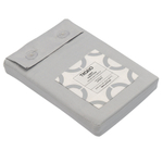 Набор из двух наволочек  из умягченного сатина серого цвета из коллекции essential, 70х70 см