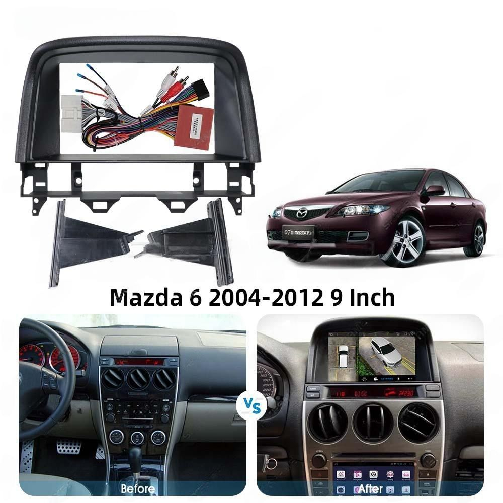 установочный комплект MAZDA 6 2007-2012, рамка + проводка KB-SF-9506-A