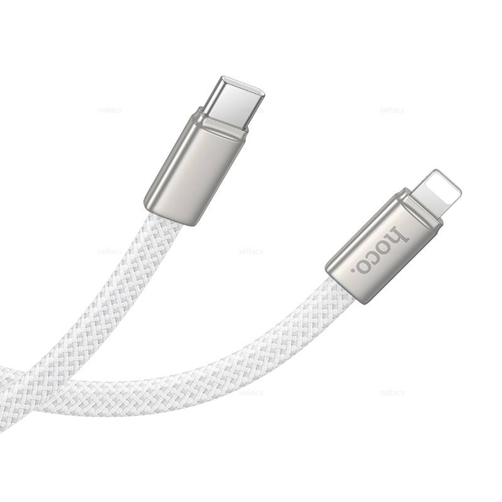Hoco X125 Exceso PD30W зарядный дата кабель Lightning (white)