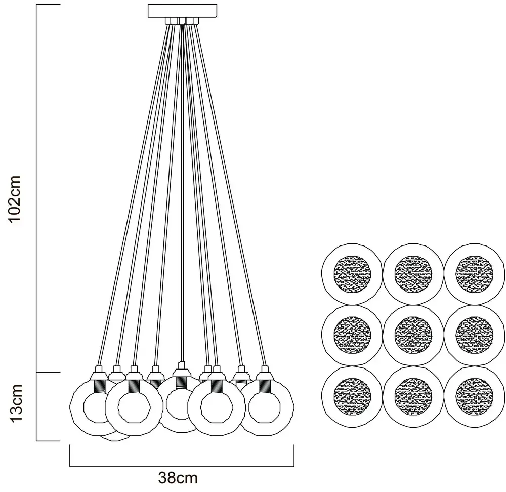 Подвесная люстра Arte Lamp