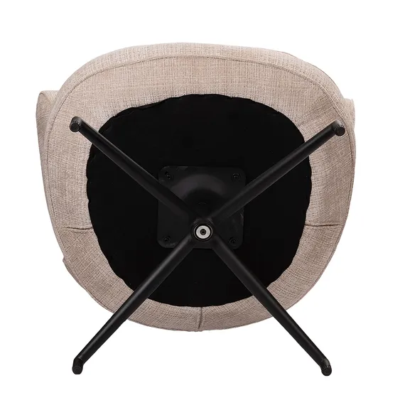 Крутящееся кресло Claude, бежевый шенилл