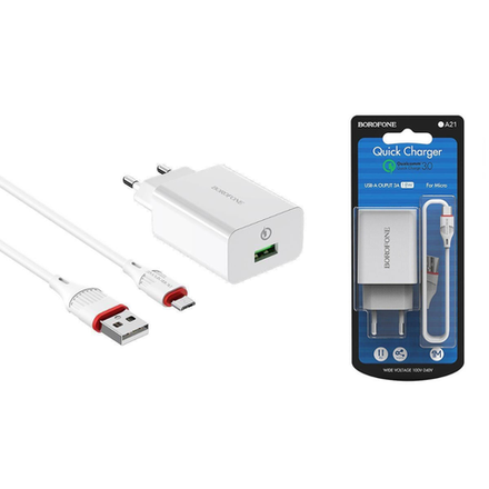 Зарядка для телефона Borofone BA21A Pro