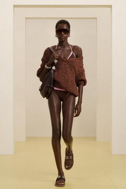 ZARA СВИТЕР С ДЛИННЫМИ РУКАВАМИ, КОРИЧНЕВЫЙ