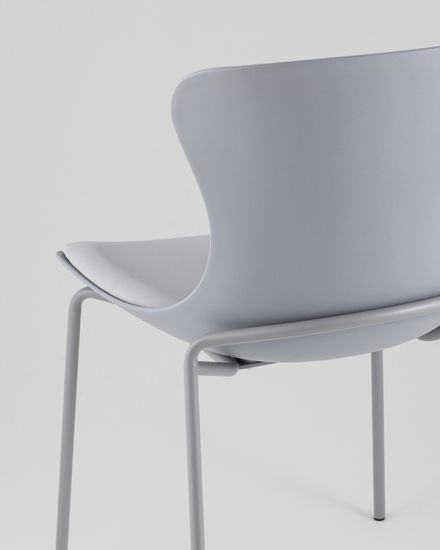 Стул Air с подушкой пластик серый