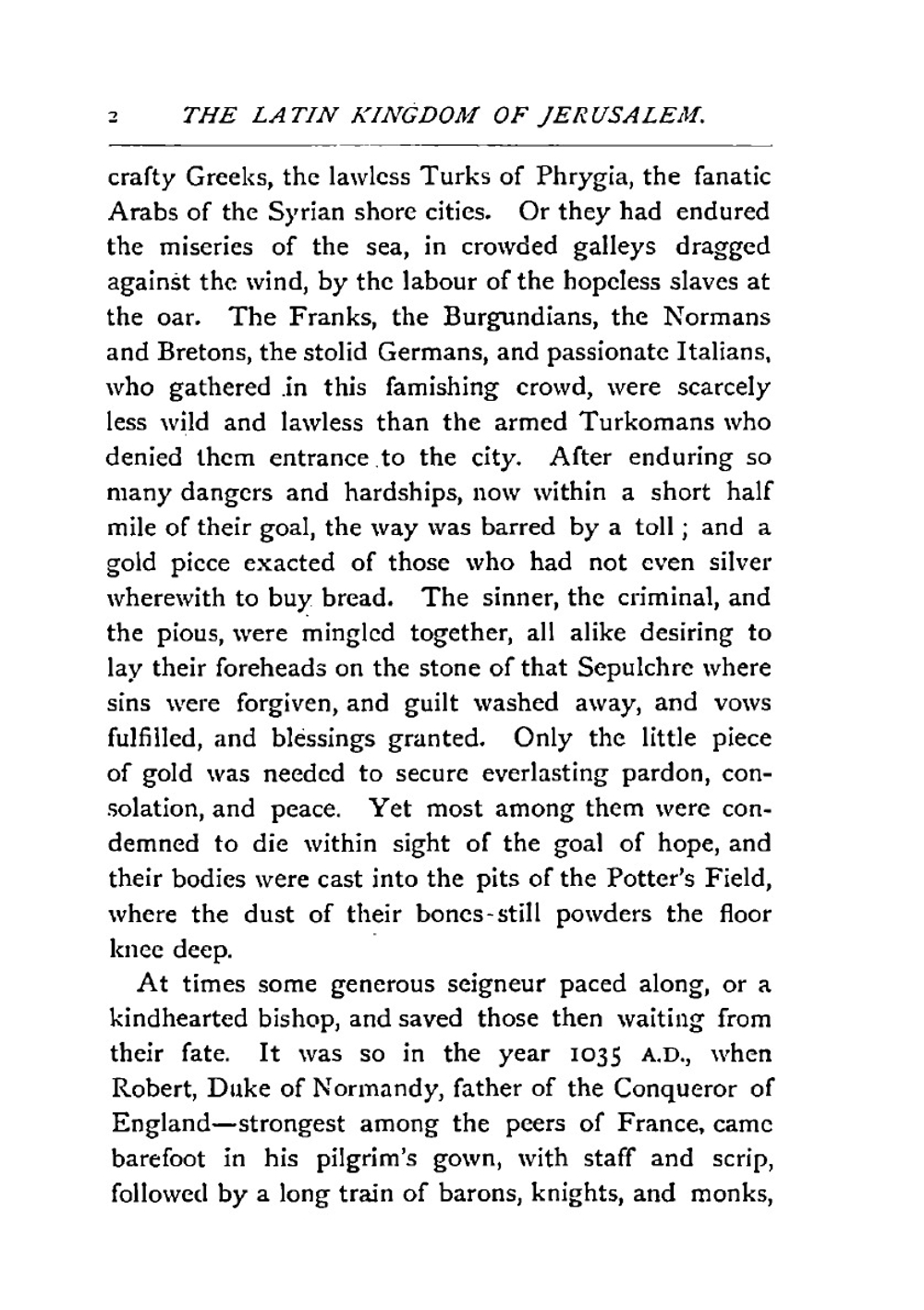 The Latin Kingdom of Jerusalem. 1099 to 1291 | C. R. Conder