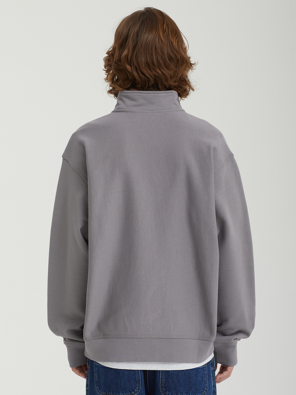 Мужская Толстовка Half Zip American Script