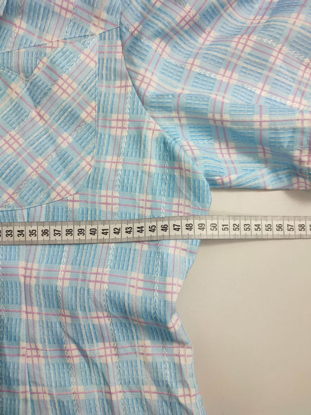 Рубашка в клетку 48-50 размер