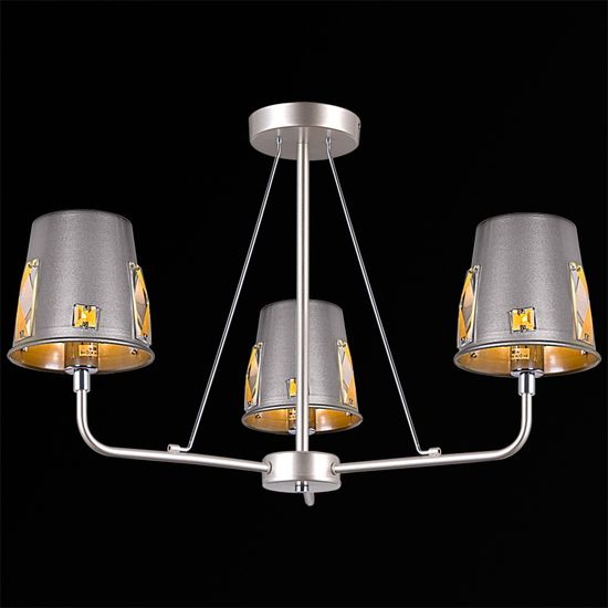 Люстра потолочная ILLUMICO E14  IL9407-3PSQ-29 CHS CR