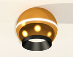 XS1105001 PYG/PBK золото желтое полированное/черный полированный MR16 GU5.3 LED3W 4200K(C1105,N7031)