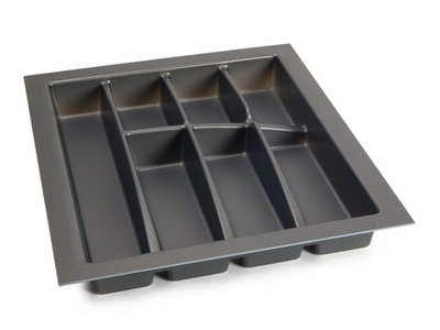 Dirks Лоток LINE для столовых приборов, ширина фасада 450 мм, 362х462х56 мм, антрацит