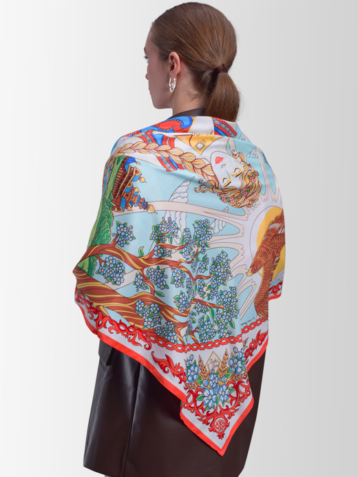 Платок «Катюша» 100% шёлк