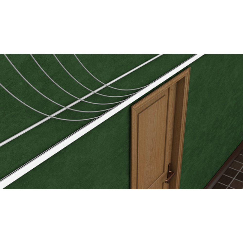 Кабель-канал UniProf ЭРА KK-W-42-26-UniProf белый 42x26мм 20 м