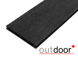 Террасная доска ДПК Outdoor 3D 150*20*4000 мм. HAVANA/вельвет черная