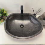 Каменная раковина из речного камня RS-63510 (63*37*16) 0124